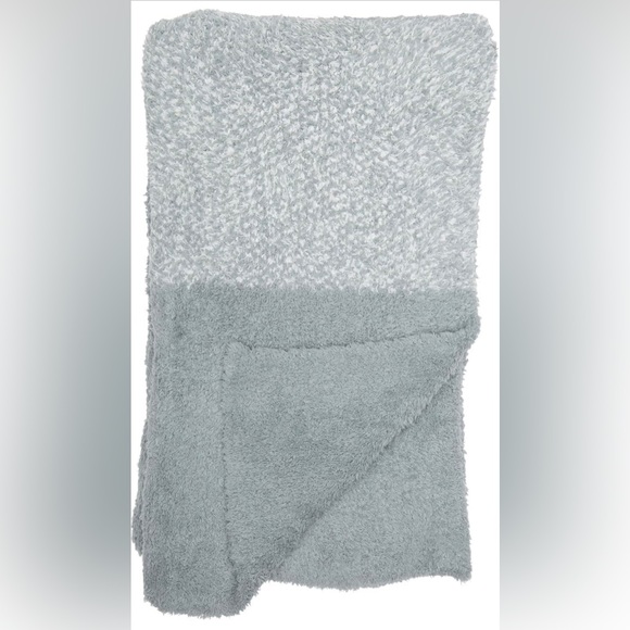 Barefoot Dreams CozyChic Heathered Stripe Blanket 45